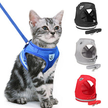 Load image into Gallery viewer, Reflective Polyester Cat Harness
